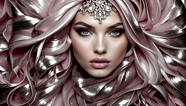 Free woman multicoloured very beautiful illustration