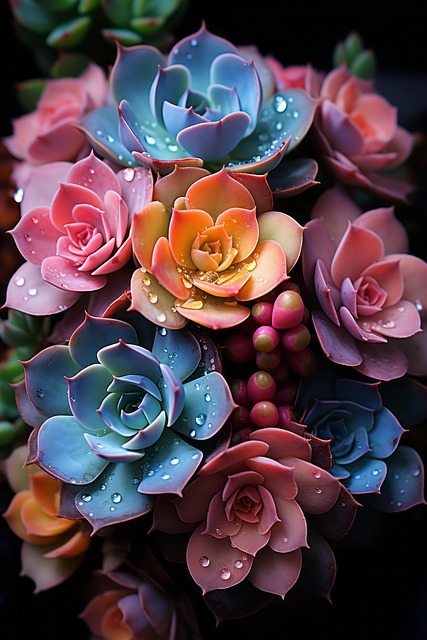 Free ai generated cactus succulent illustration