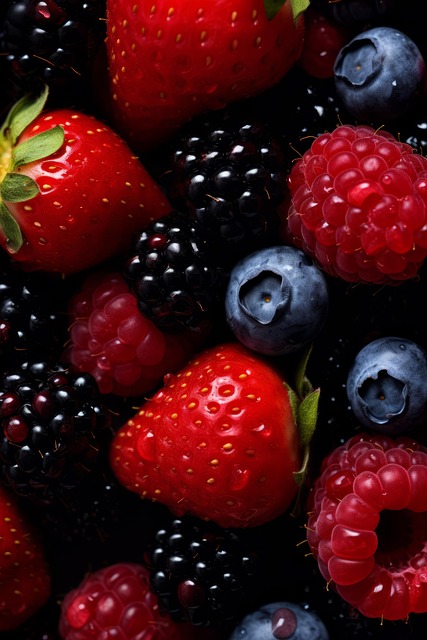 Free Ai Generated Berries illustration and picture