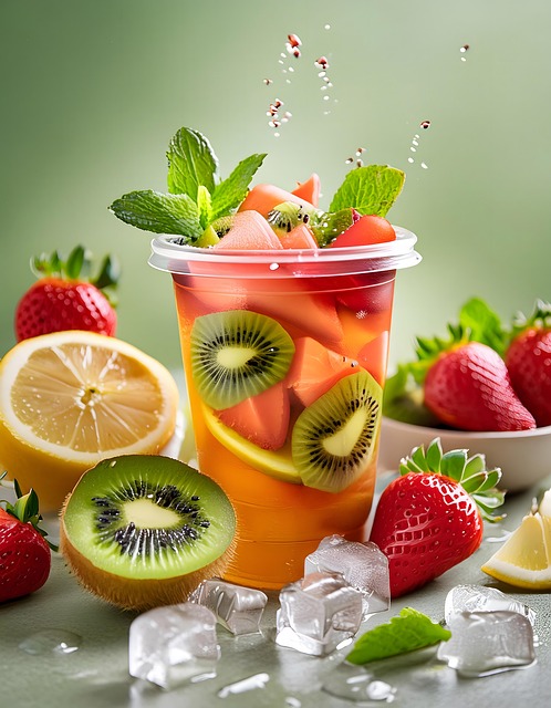 Free ai generated drink fruit illustration