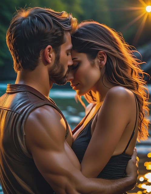 Free Ai Generated Couple illustration and picture