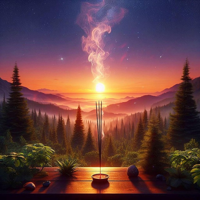 Download free HD stock image of Ai Generated Incense Free ai generated incense smoke illustration
