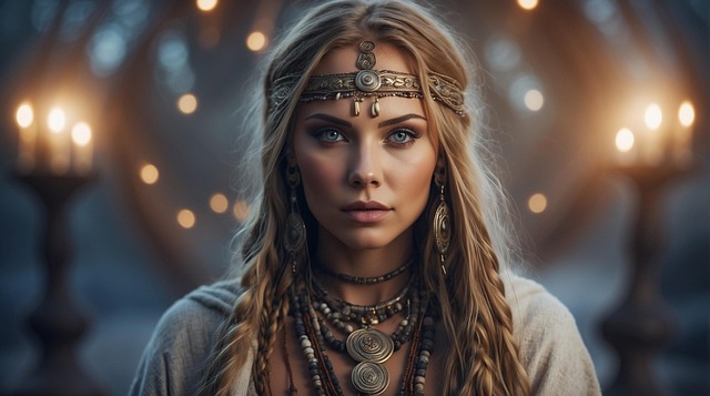 Free ai generated shaman mystical illustration