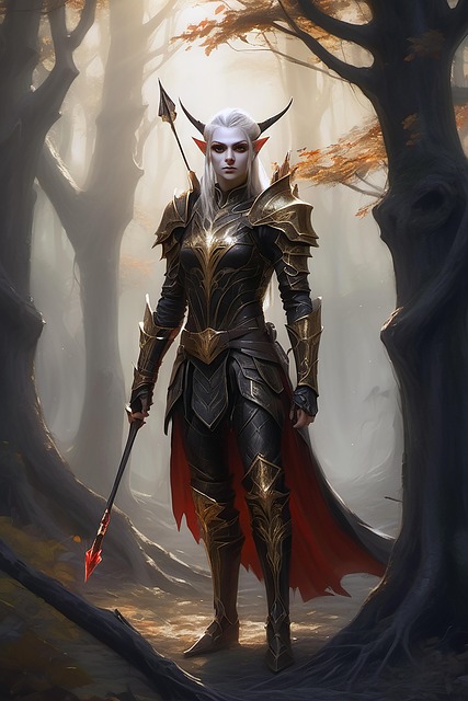 Download free HD stock image of Ai Generated Man Free ai generated man elf illustration