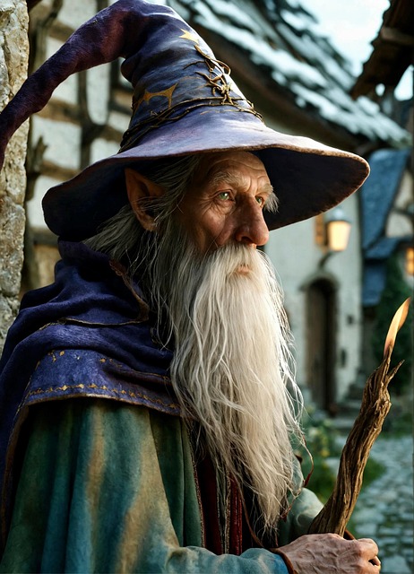 Free ai generated man wizard illustration