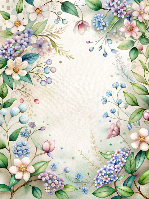 Free ai generated flowers nature illustration