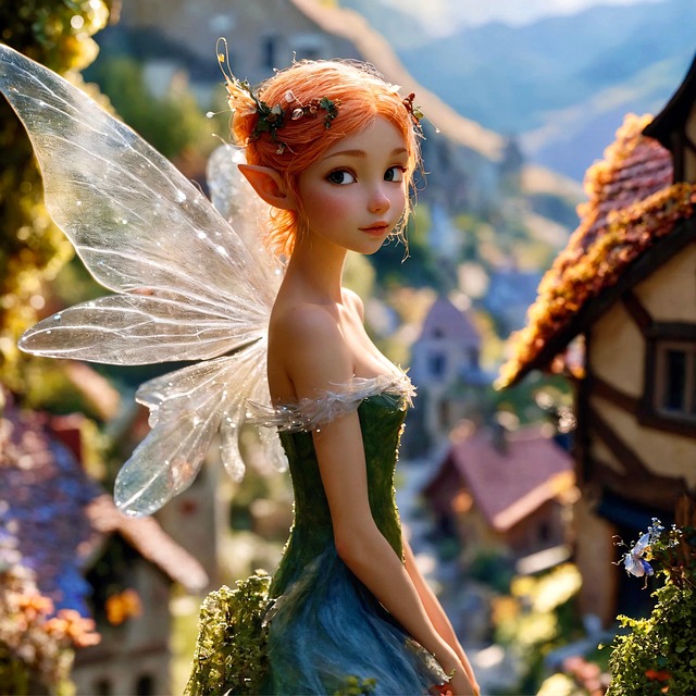 Free fairy fantasy elf illustration