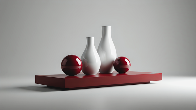 Free ai generated balls minimalism illustration