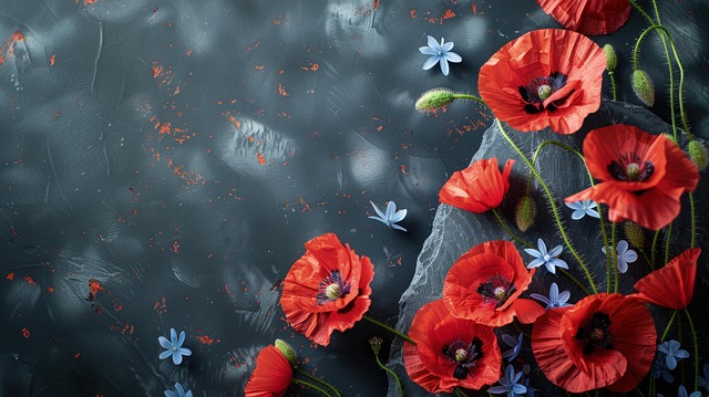 Free ai generated flowers nature illustration