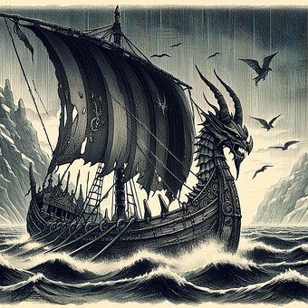 Free Longship Fantasy illustration and picture