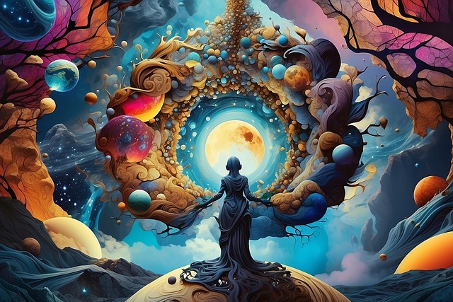Free ai generated fantasy mysticism illustration
