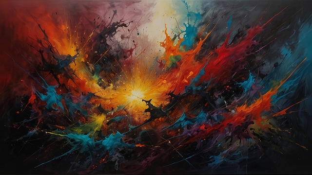 Free ai generated paint abstract illustration
