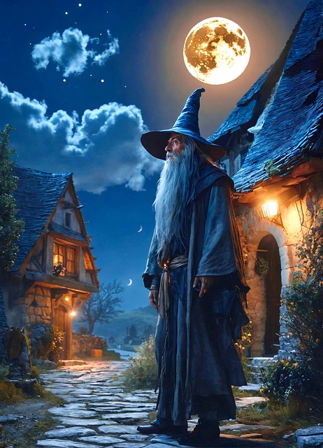 Download free HD stock image of Ai Generated Wizard Free ai generated wizard sorcerer illustration