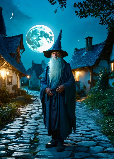 Download free HD stock image of Ai Generated Wizard Free ai generated wizard sorcerer illustration