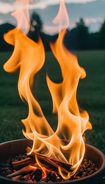 Free ai generated fire flames illustration