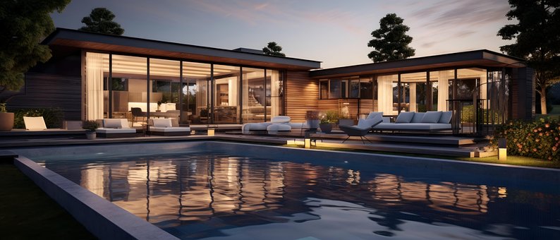 Free House Pool illustration and picture