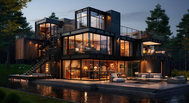 Free Ai Generated House illustration and picture