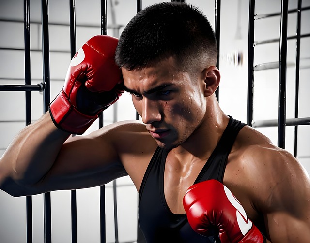 Free ai generated mixed martial artist fighter illustration