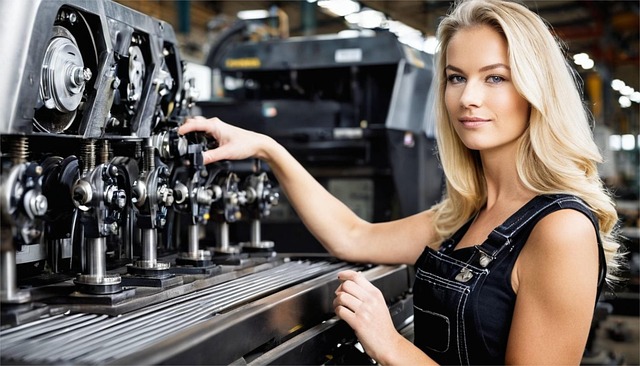 Free ai generated woman mechanic illustration