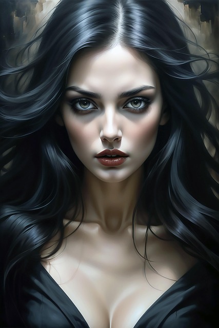 Free ai generated woman beauty illustration