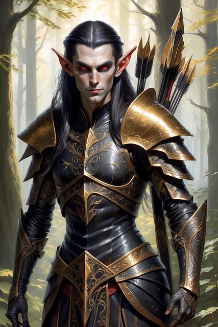 Free ai generated man warrior illustration