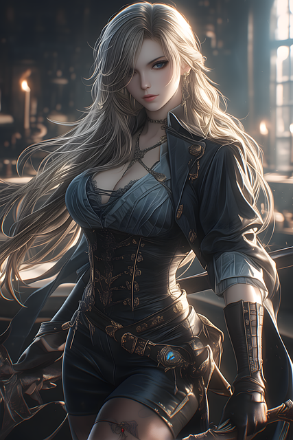 Free ai generated woman beauty illustration
