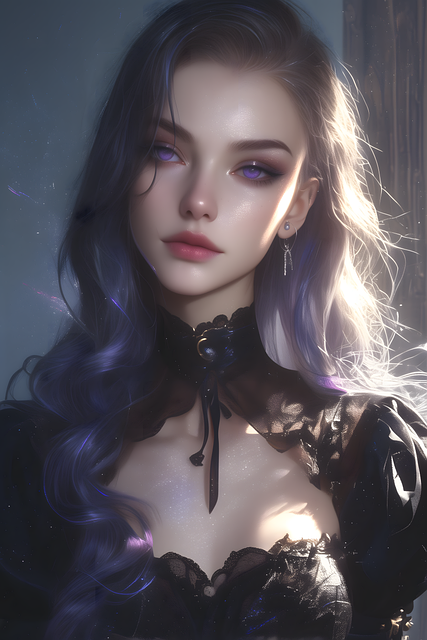 Free ai generated woman beauty illustration