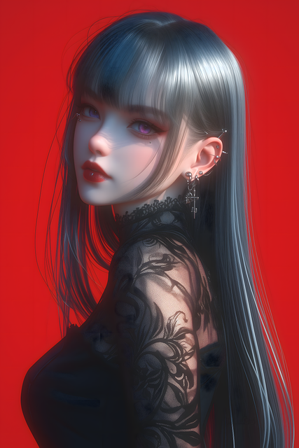 Free ai generated woman beauty illustration