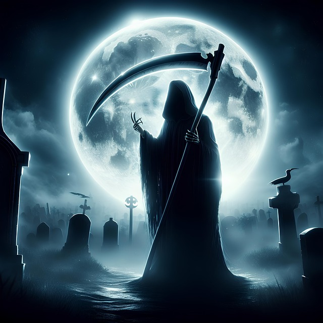 Sensenmann, Halloween, Schädel