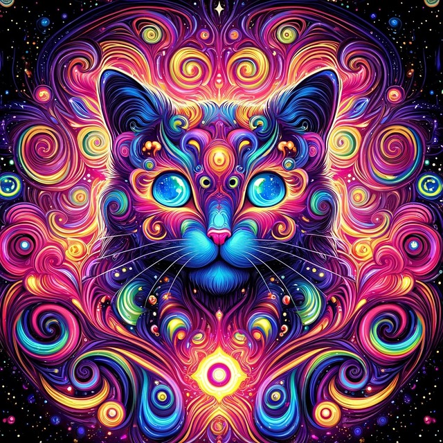 Free animal cat art illustration