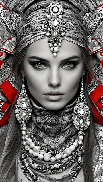 Free ai generated woman cloth illustration