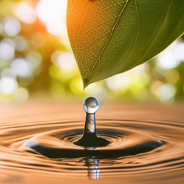 Download free HD stock image of Water Droplet Free water droplet impact illustration