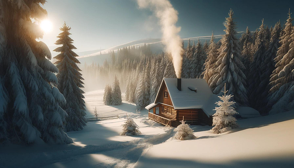 Kabine, Schnee, Winter, Natur, Kalt