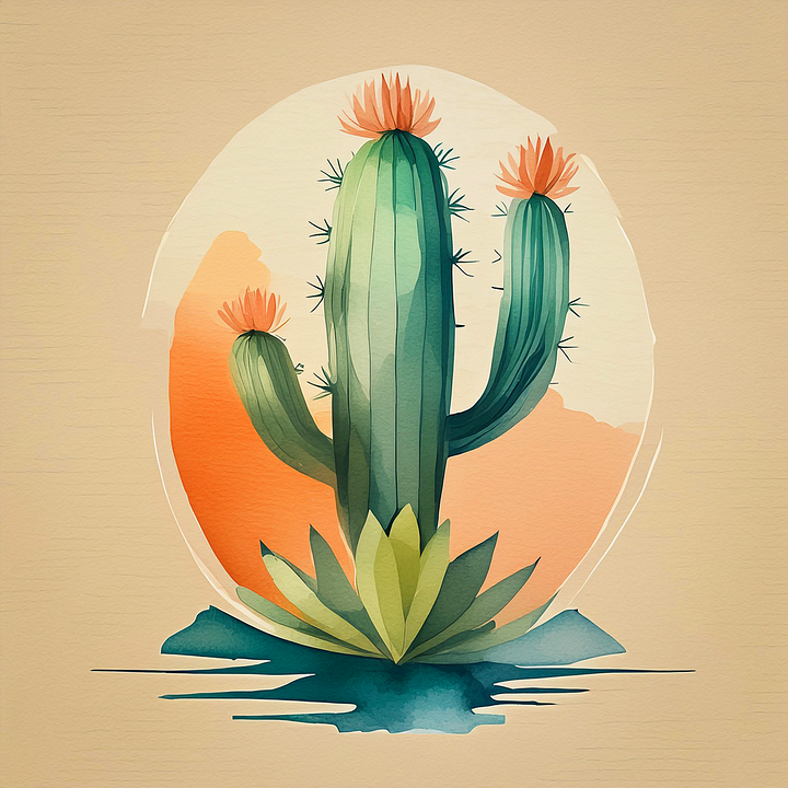Download Cactus Southwestern Watercolor Royalty Free Stock download-cactus-southwestern-watercolor-royalty-free-stock