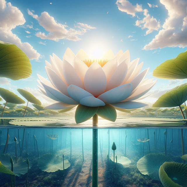 Free flower lotus bloom illustration