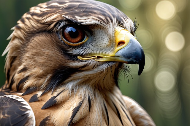Free bird hawk ornithology illustration