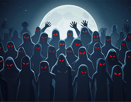 Free Horde Horror illustration and picture