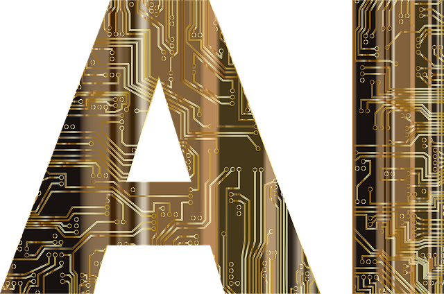 Free ai artificial intelligence typography vector
