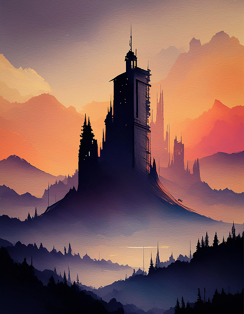 Free Castle Landscape illustration and picture