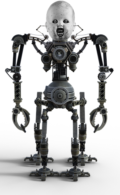 Free robot technology future illustration