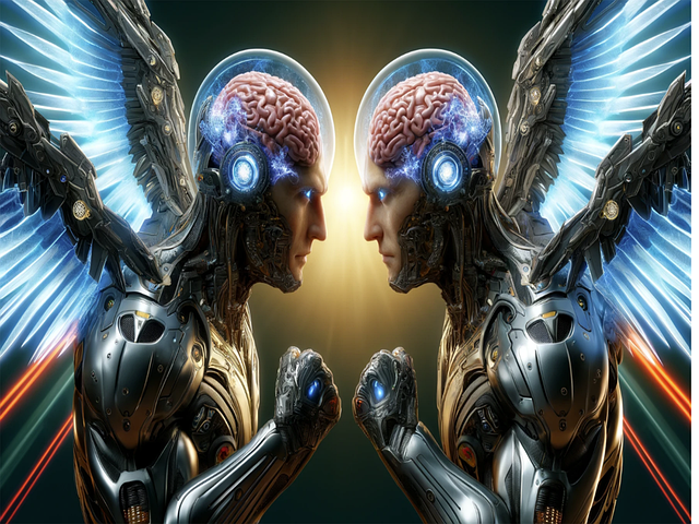 Free Confrontation Futuristic illustration and picture