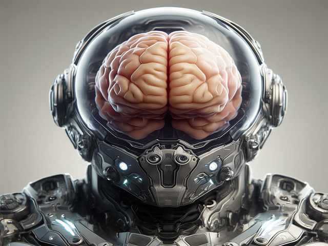 Free Futuristic Brain illustration and picture