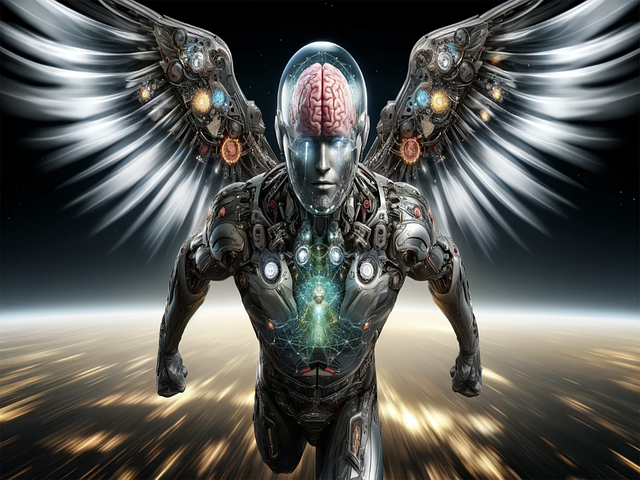 Free Futuristic Brain illustration and picture