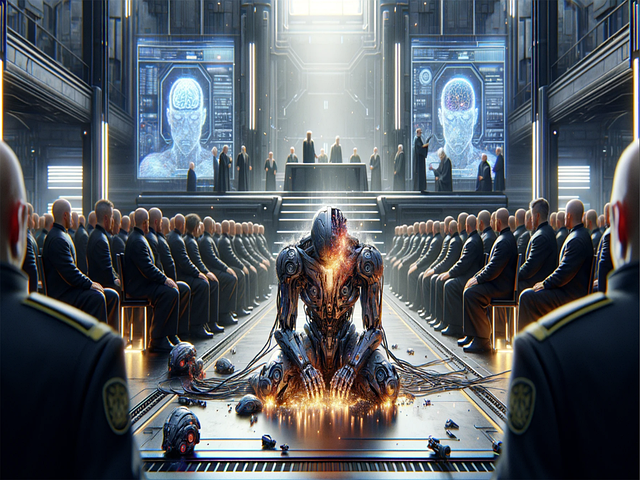 Free Dystopian Cyborg illustration and picture