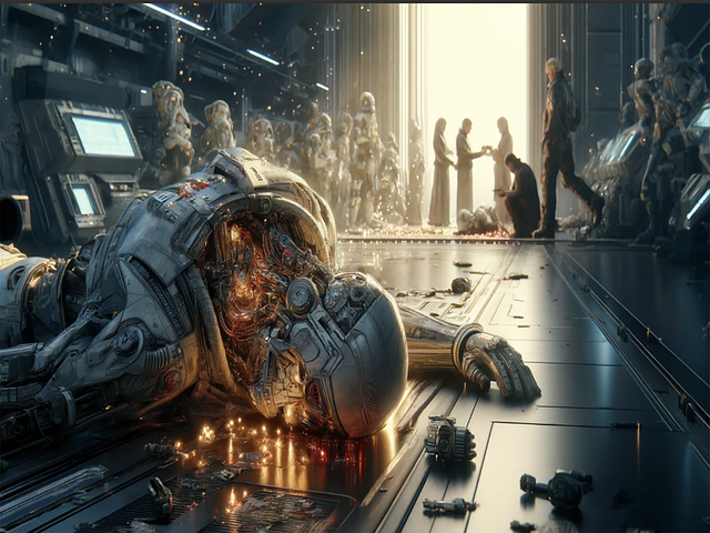 Free Futuristic Dystopian illustration and picture