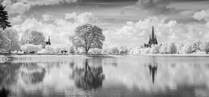 Free Infrared Cathedral photo and picture