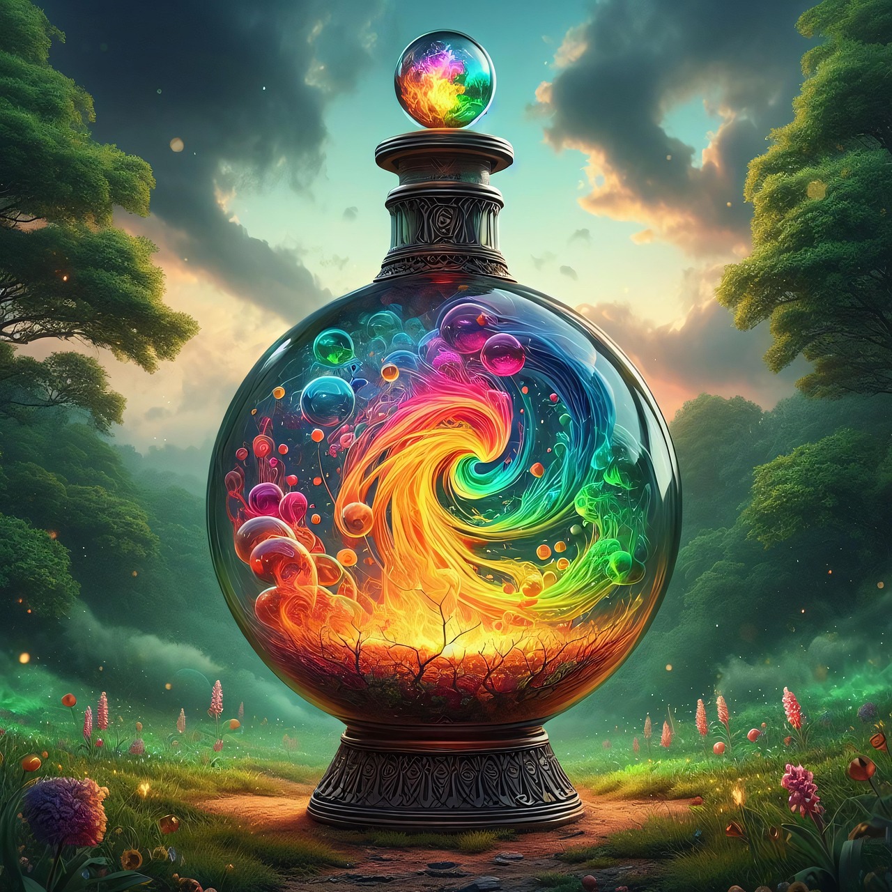 Download Magic, Jar, Colors. Royalty-Free Stock Illustration Image ...