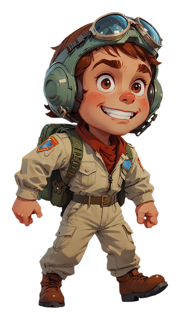 Free ai generated pilot airforce illustration