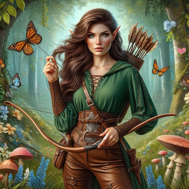 Ai Gerado, Mulher, Duende, Guerreiro