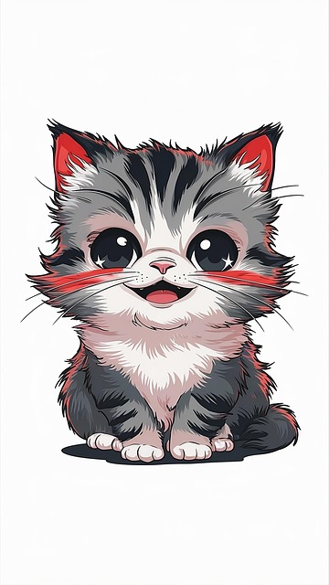 Free Ai Generated Cat illustration and picture